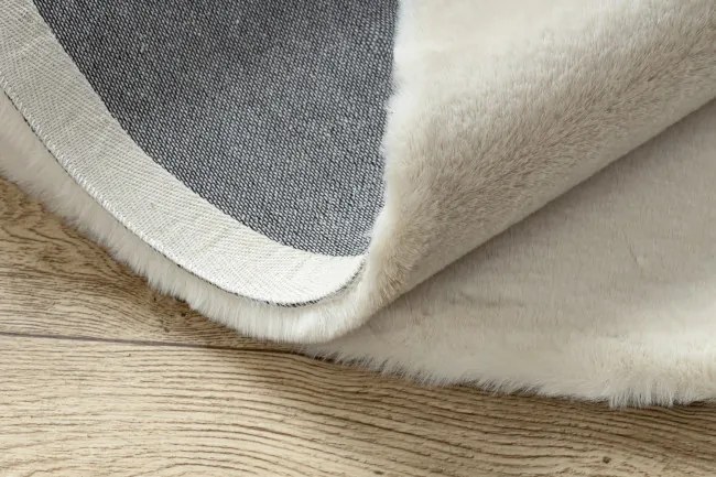 Koberec BUNNY slonia kosť kruh