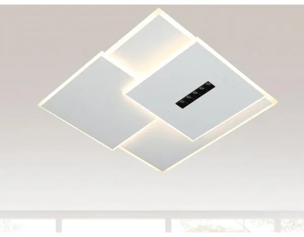 LED Stmievateľné stropné svietidlo LED/95W/230V 3000-6500K biela + diaľkové ovládanie