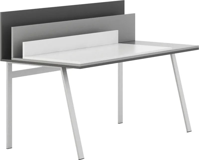 PLAN Pracovný stôl SINGLE Gray LAYERS