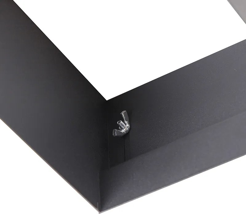 Inteligentné zapustené bodové svietidlo čierne bezrámové 2-svetlá vrátane 2 Wifi GU10 111mm - Oneon