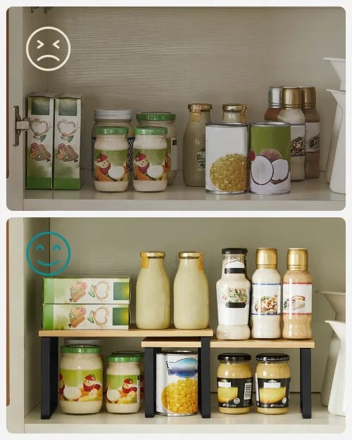 Set 4 kuchynských políc KCS010N01