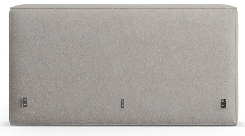 Svetlosivé čalúnené čelo postele 189x100 cm Olivia – Micadoni