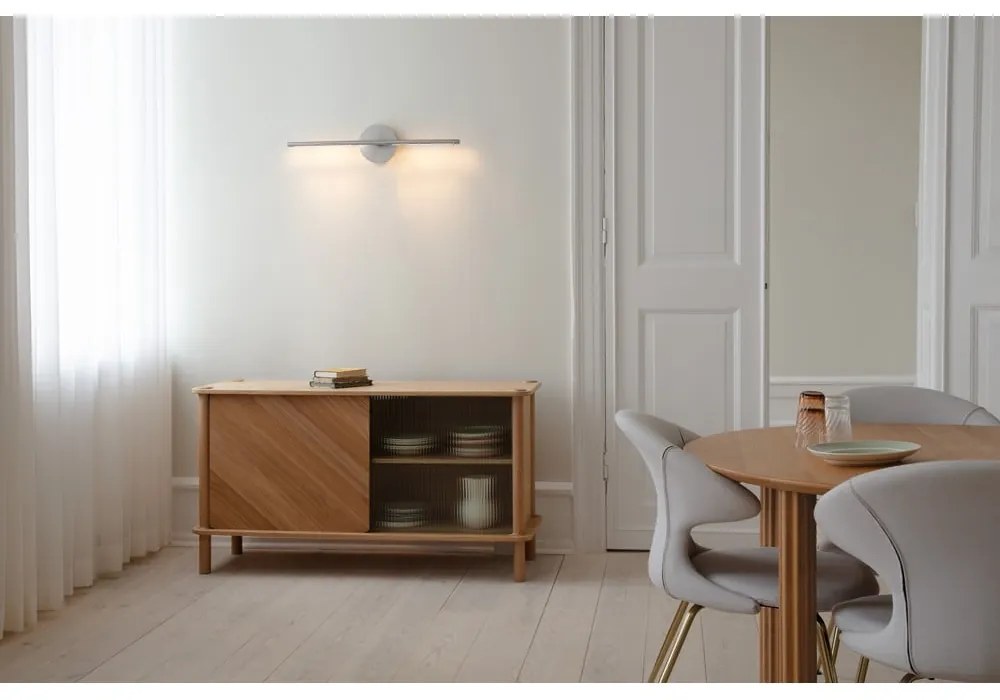 Kovové LED stmievateľné nástenné svietidlo v striebornej farbe Omni Wall – UMAGE