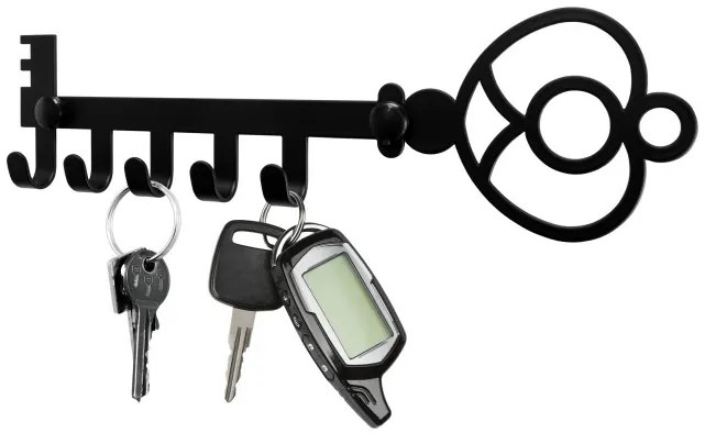 Nástenný vešiak KLAVIS čierny