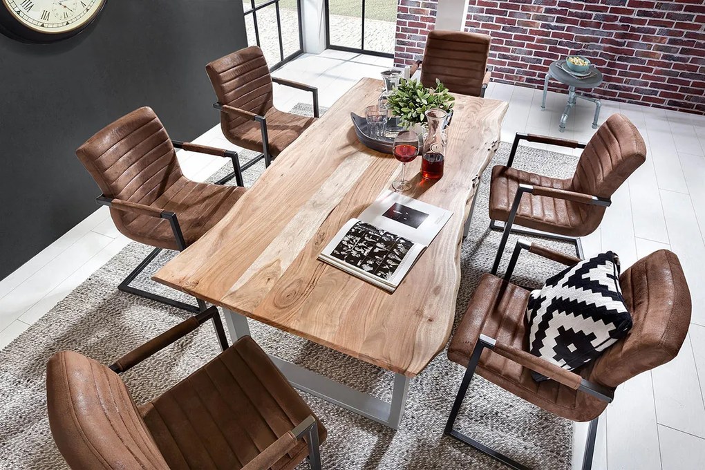 Jedálenský stôl TABLES & BENCHES CURVE RECTANGLE 200 × 100 × 78 cm rozmer stola v závislosti na zvolenom variante SIT MÖBEL
