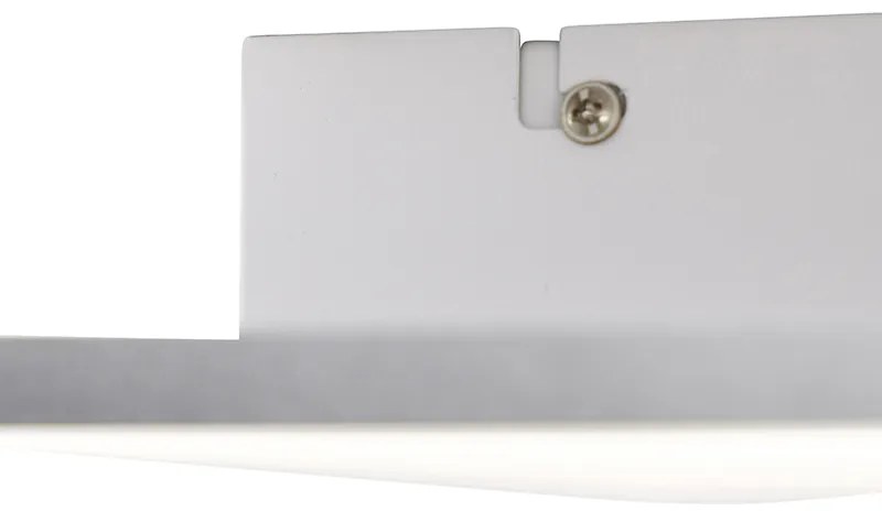 Moderný LED panel oceľ 40 cm vrátane LED - Liv