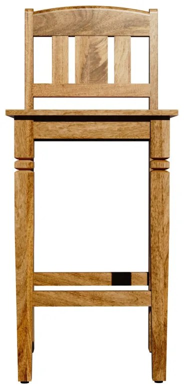 Barová stolička Guru z mangového dreva Mango natural