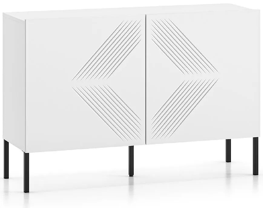 Komoda Clearing 03 biela/čierna