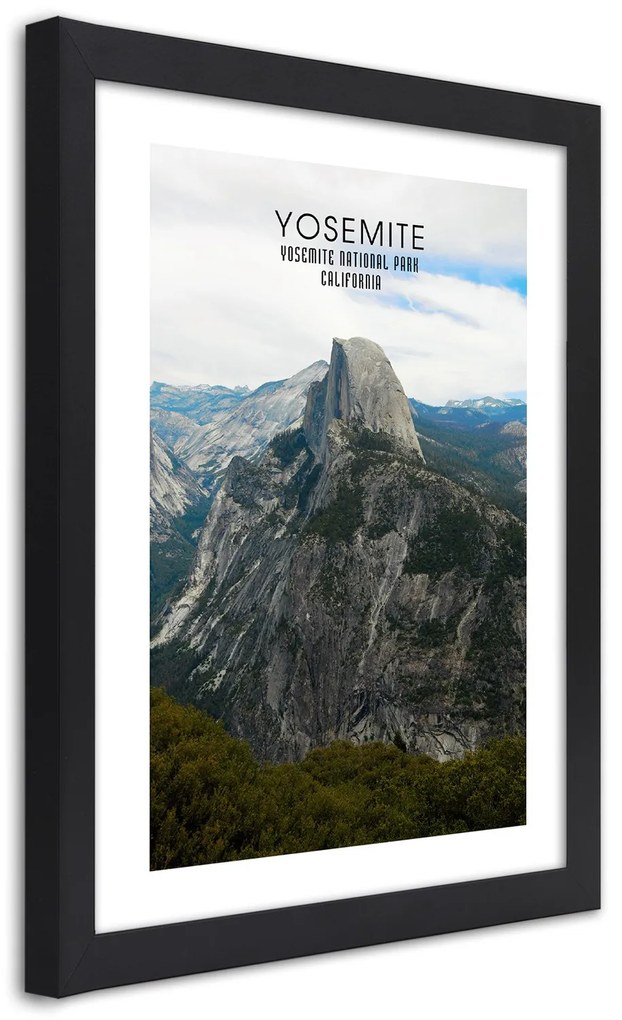 Gario Plagát Skala v Yosemitskom národnom parku Farba rámu: Bez rámu, Rozmery: 60 x 90 cm
