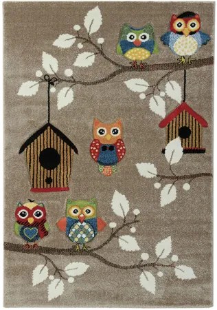 Koberce Breno Kusový koberec DIAMOND KIDS 24189/70, hnedá, viacfarebná,160 x 230 cm