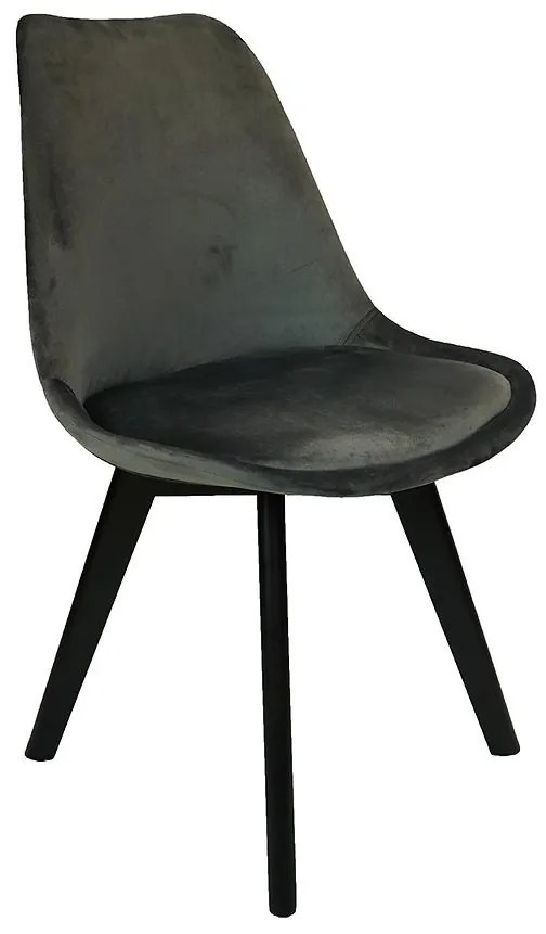 Stolička Mia Black Antracit