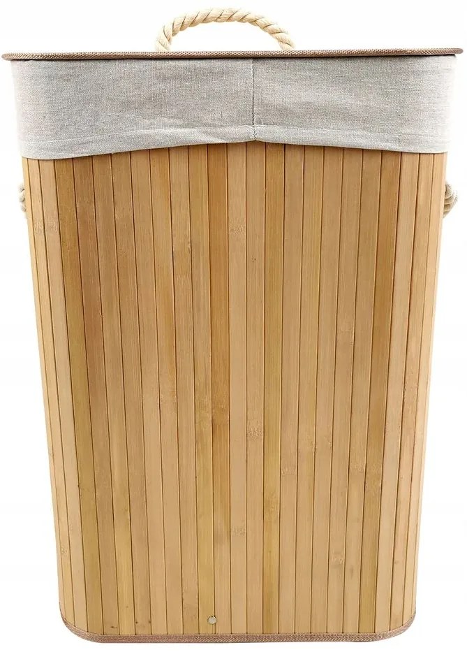 Dekorstudio Bambusový kôš na prádlo 80l