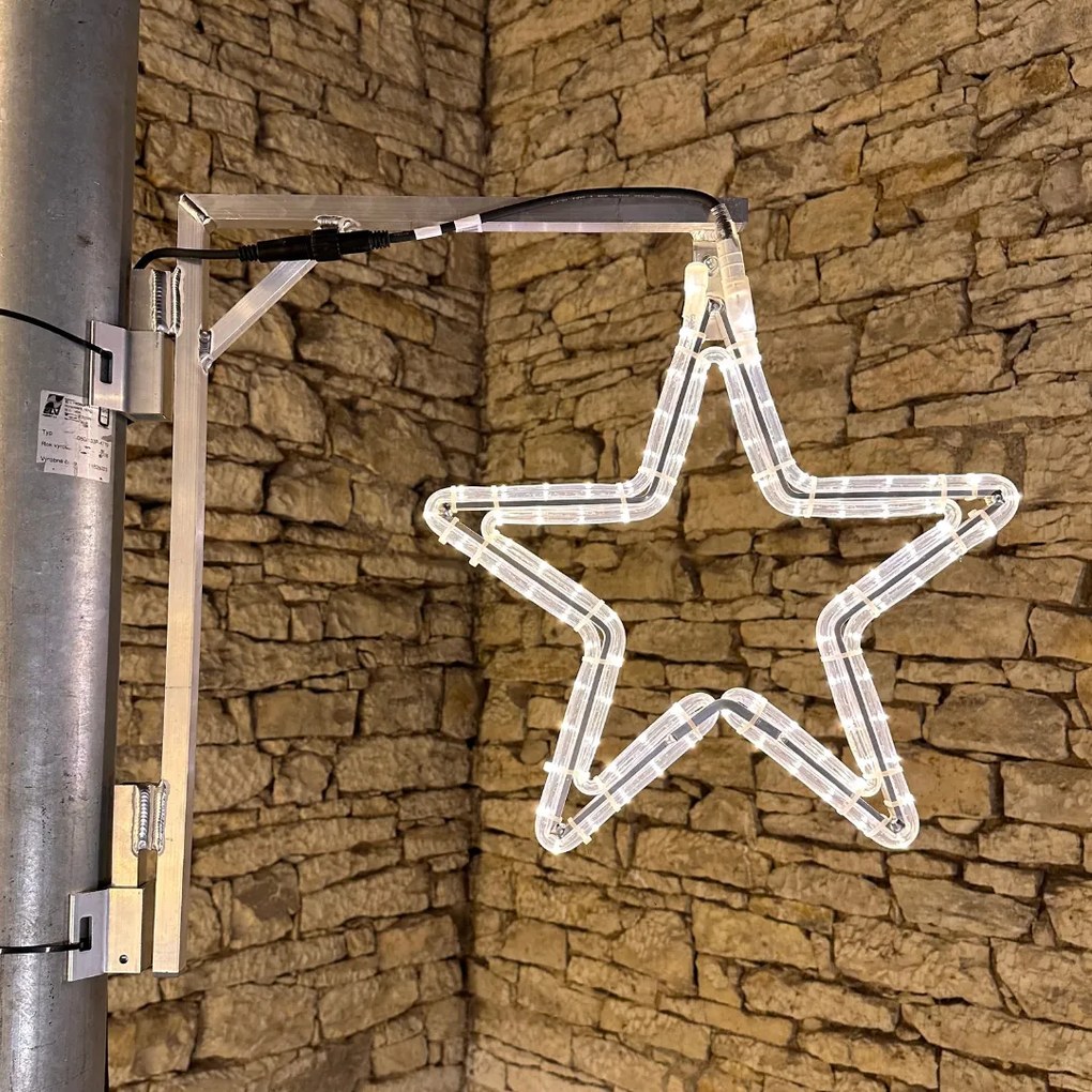 DECOLED LED svetlo s hviezdami, sada pre VO, 45 cm, teplá biela