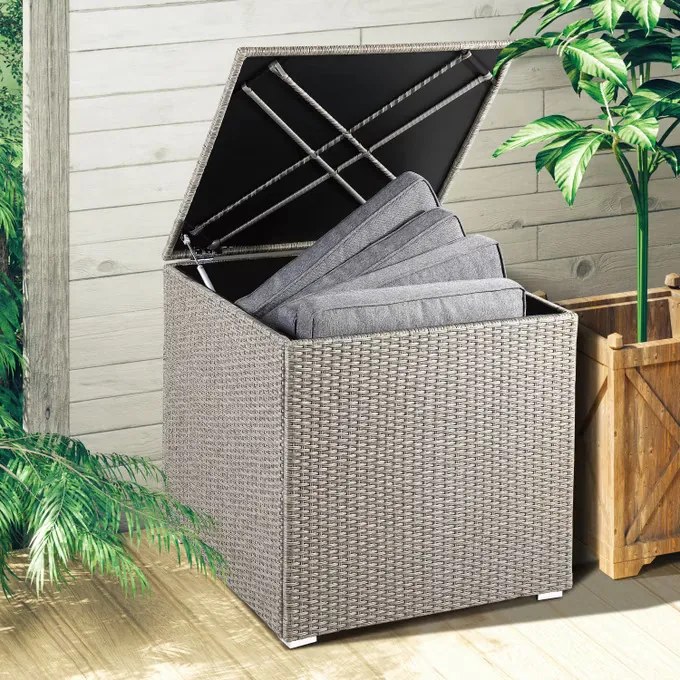 InternetovaZahrada Úložný box 75x75x70 cm - béžová