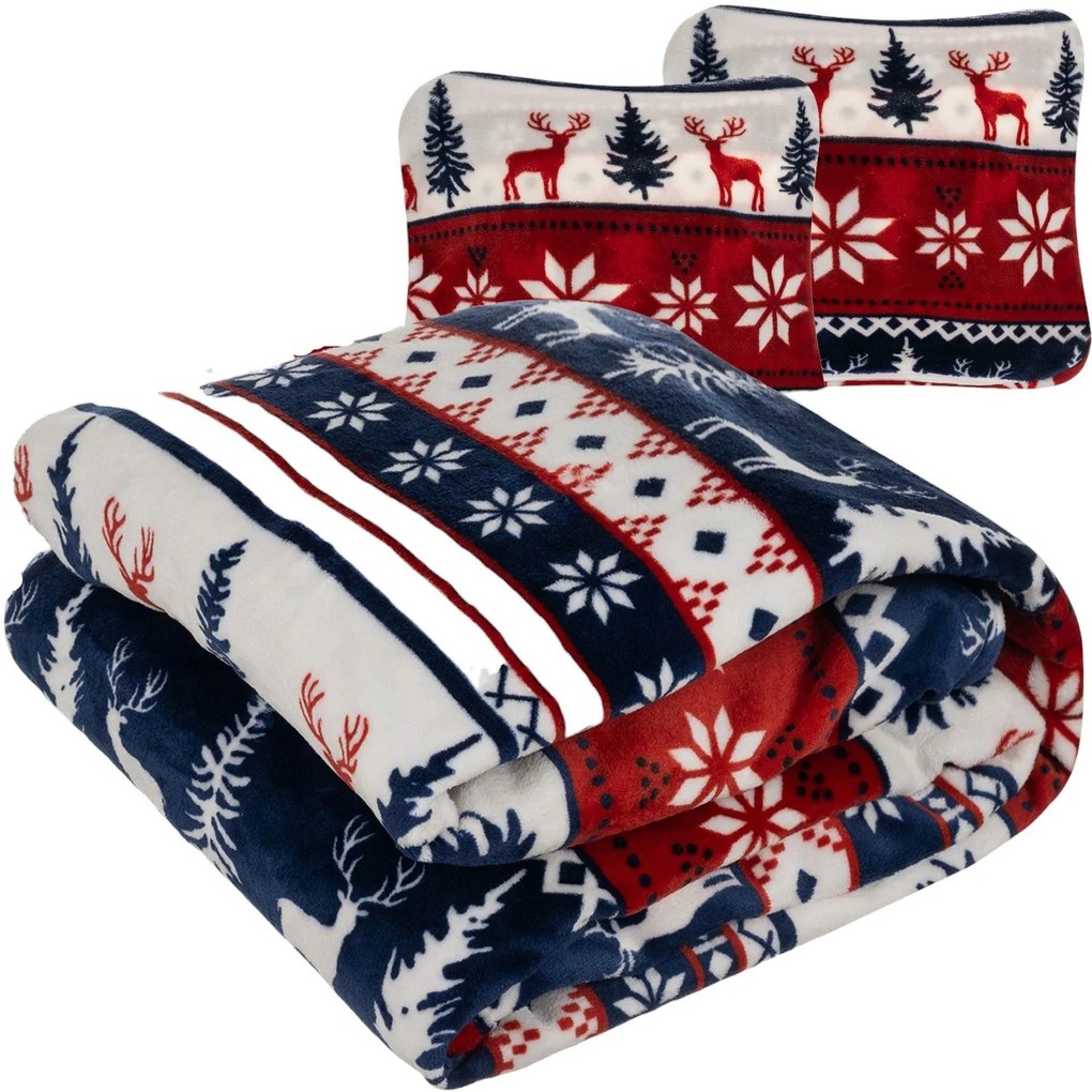 Ruhhy 24825 Deka 160 x 200 cm + 2 x obliečka na vankúš 40x40 cm