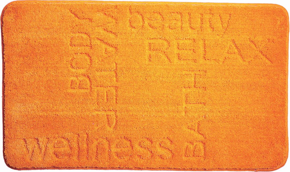 GRUND Kúpeľňová predložka FEELING oranžová Rozmer: 70x120 cm