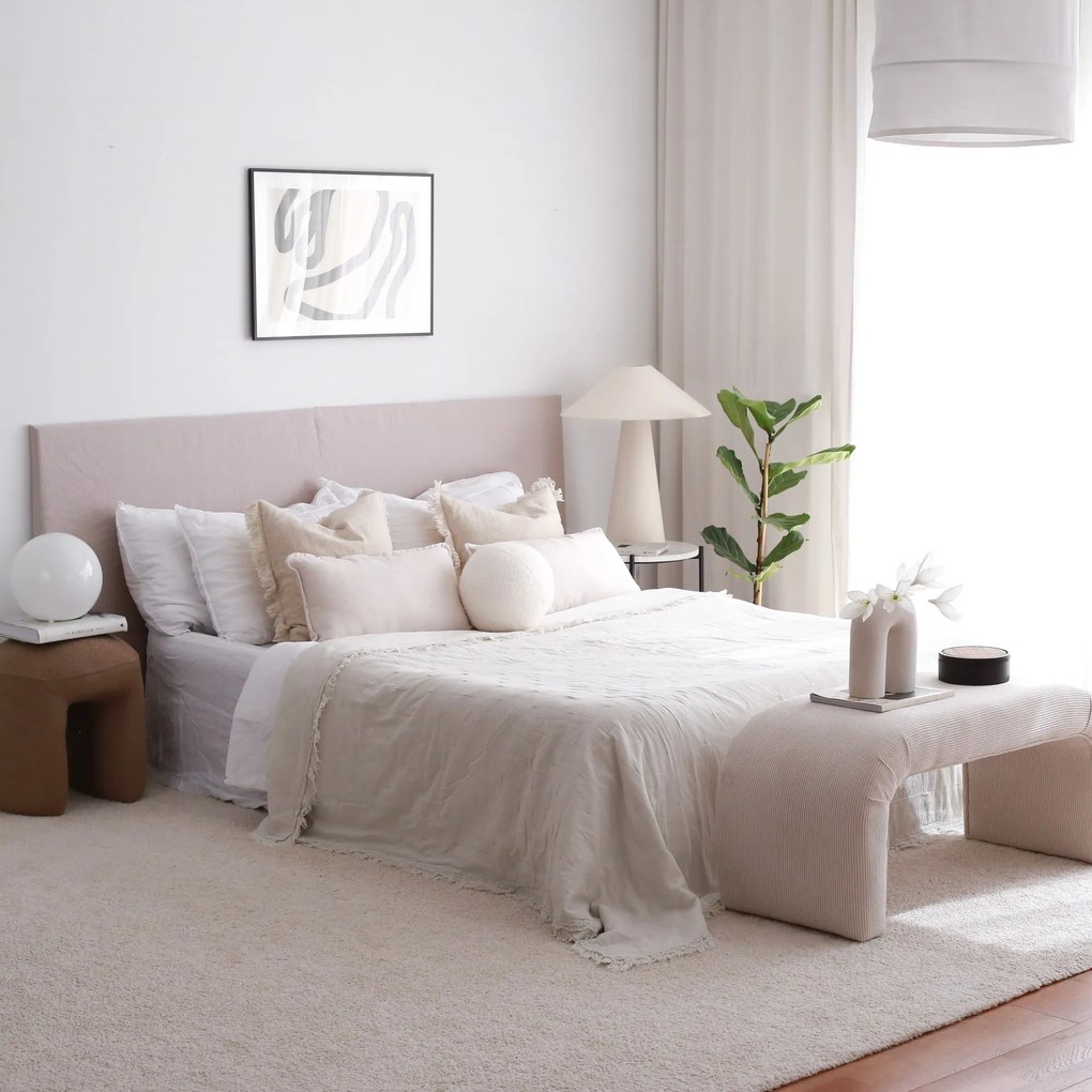 Taburet NU BENCH biely