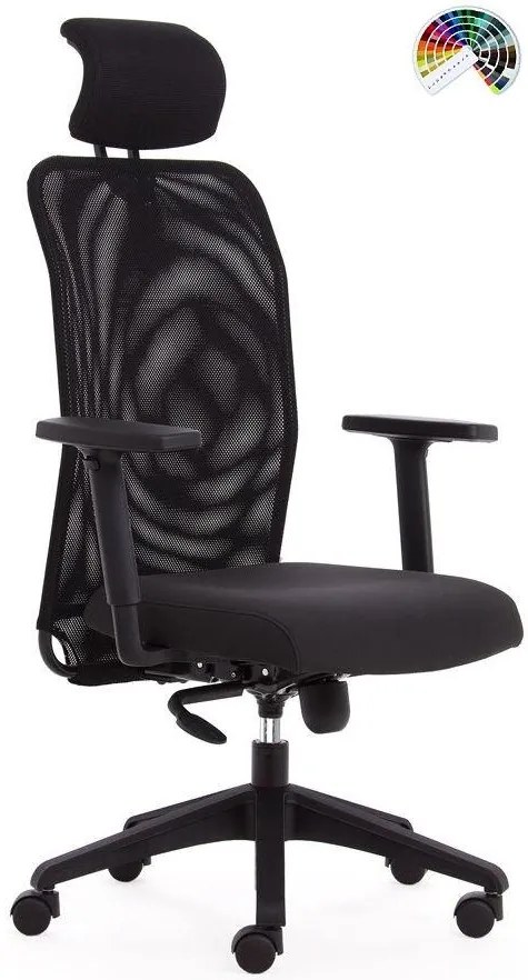 PEŠKA Kancelárska stolička TECHNO čalúnenie KOŽA