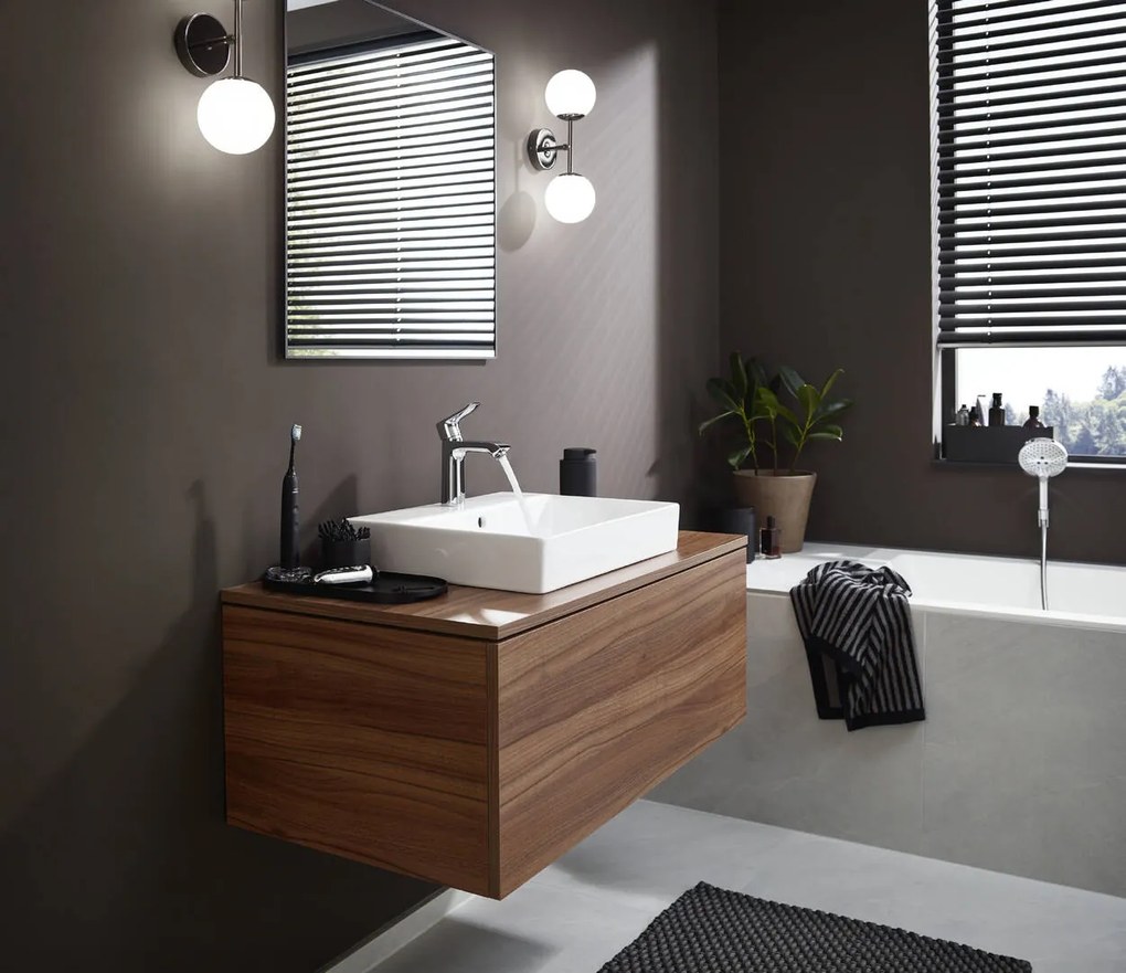 Hansgrohe Metris New, umývadlová batéria s výpustom, chrómová, HAN-31080000