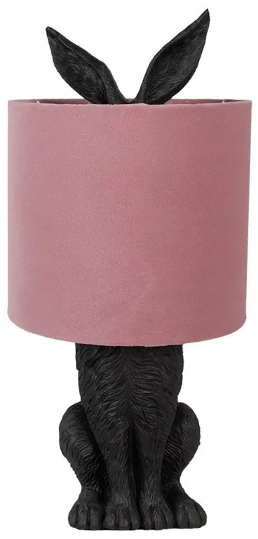 Black&Pink RABBIT veľkonočné svietidlo
