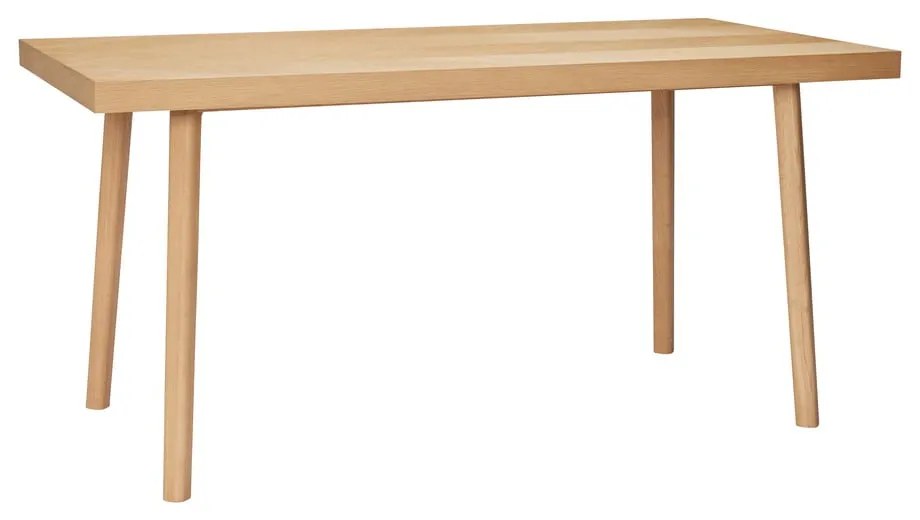 Jedálenský stôl v dekore duba v prírodnej farbe 80x160 cm Herringbone – Hübsch