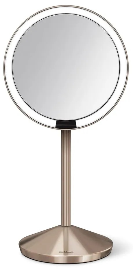 Kozmetické zrkadlo s osvetlením/zväčšovacie (10x) ø 12 cm Travel – simplehuman