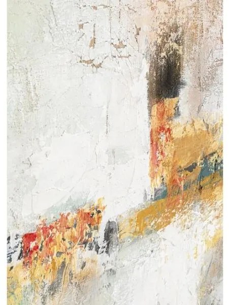 Dust obraz zlatý 120x120 cm