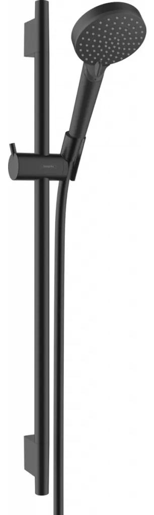 Hansgrohe Vernis Blend - Sprchová súprava Vario so sprchovou tyčou 65 cm, matná čierna 26422670