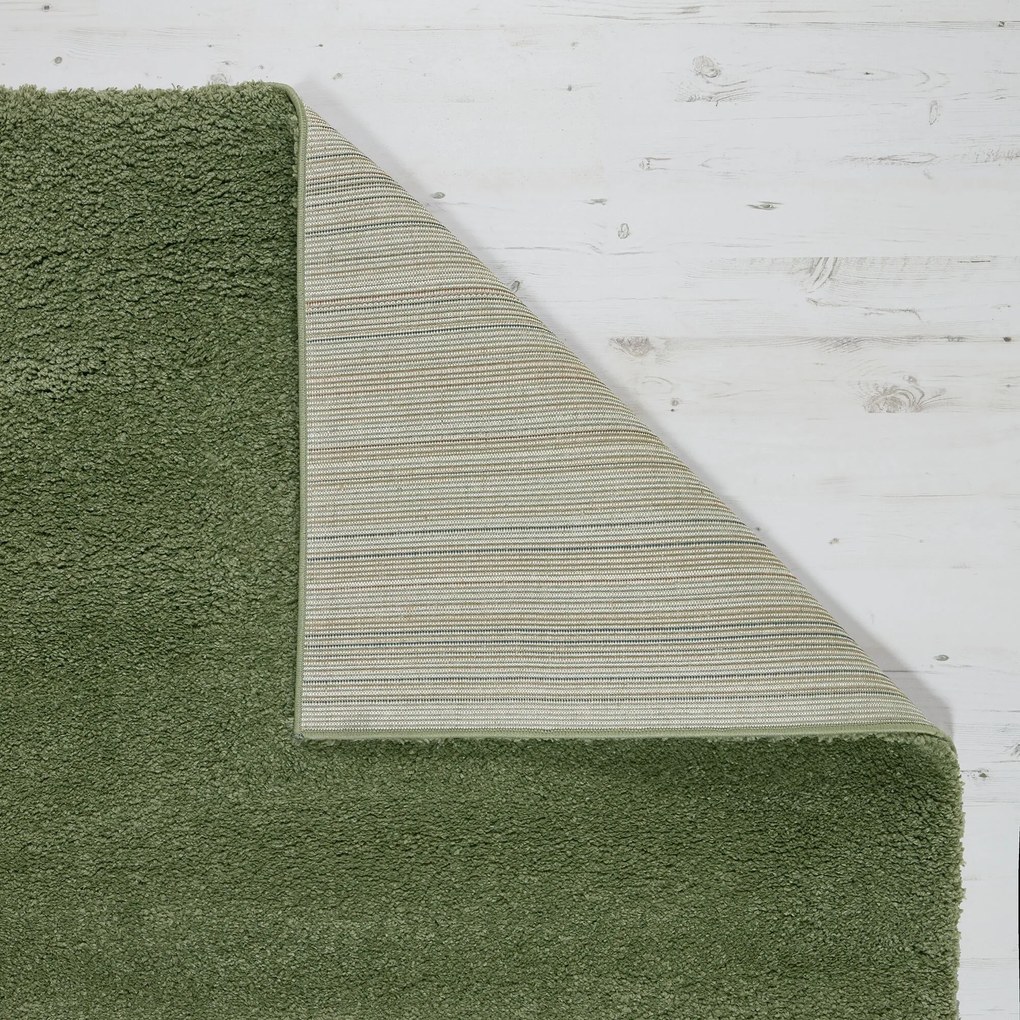 Kusový koberec Shaggy Teddy Olive, 160x230, zelená, obývacia izba, Flair Rugs