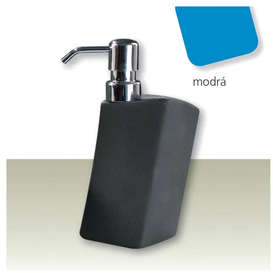 IVAB DEVA - Dávkovač tekutého mydla voľne stojaci, gres modrá IBDEV03