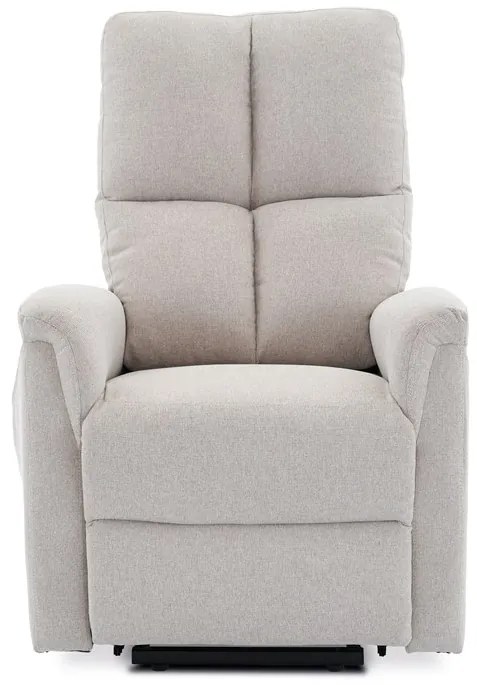 Autronic BONTEC Polohovacie kreslo, elektrické zabudované ovládanie, béžová, látka, TV-929 CRM2 Farba: Šedá