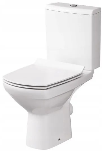 Cersanit CARINA CleanOn, wc kombi 3/5l s pomaly padajúcim sedátkom, biela, K31-076