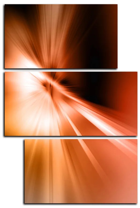 Obraz na plátne - Abstraktné splash - obdĺžnik 7212D (105x70 cm)