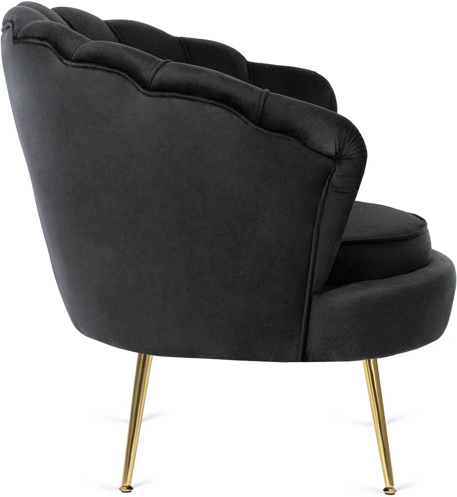 PROXIMA.store - Elegantné čalúnené kreslo GRAND FARBA: sivá