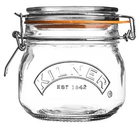 Kilner ROUND JAR poháre s klipom 0,5 l