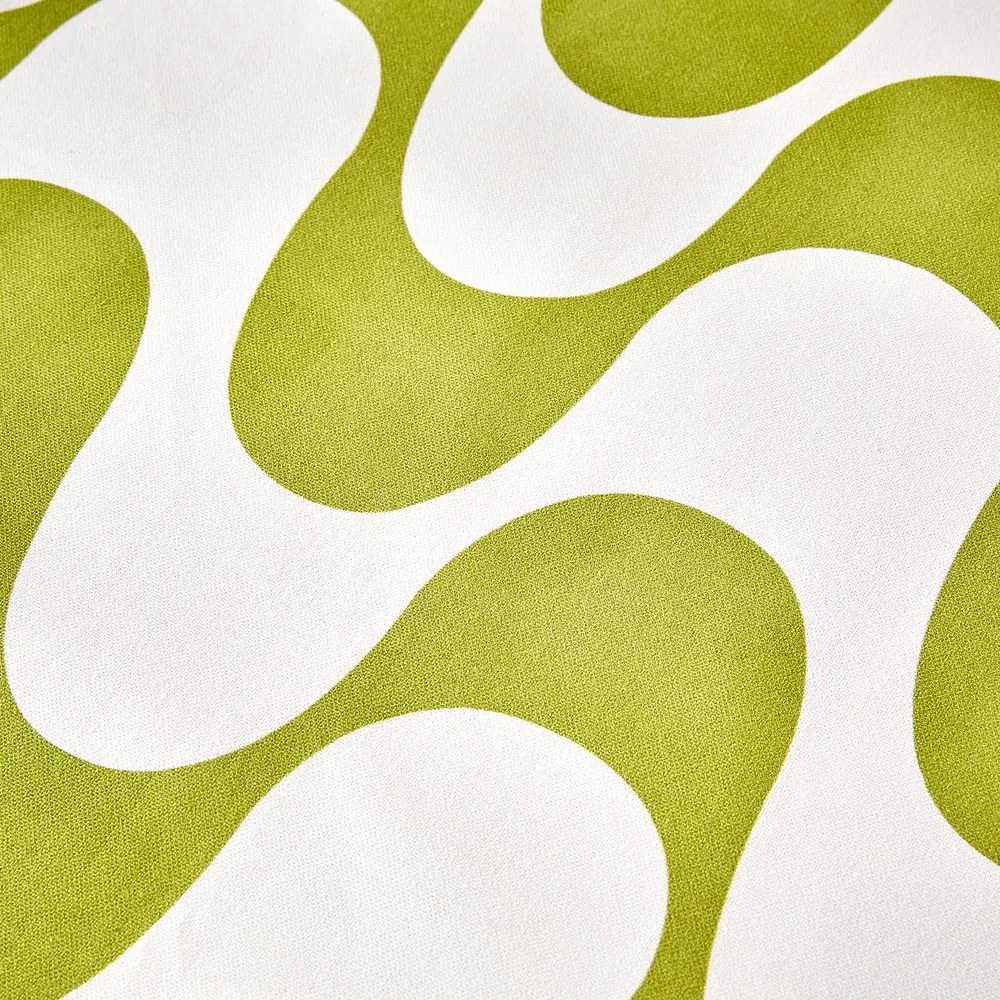 WAVY Obrus ​​160 x 300 cm - zelená/béžová