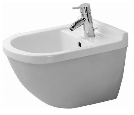 DURAVIT Starck 3 závesný bidet s otvorom, 360 mm x 540 mm, 2280150000