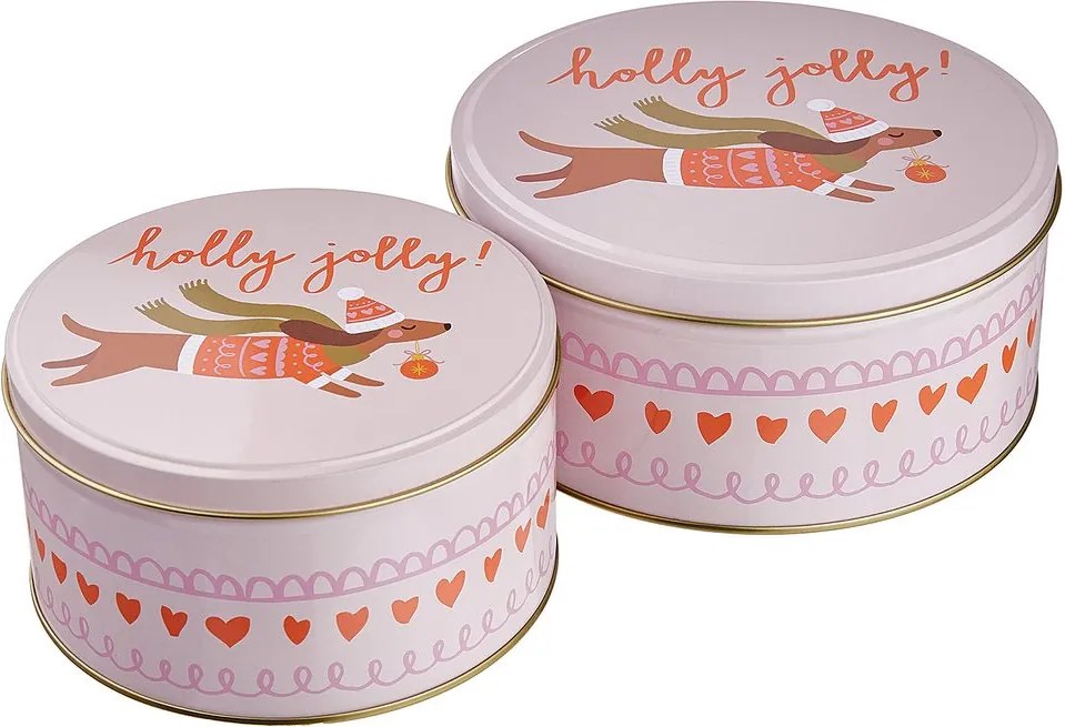 COOKIE JAR Dóza okrúhla jazvečík 16,7 cm