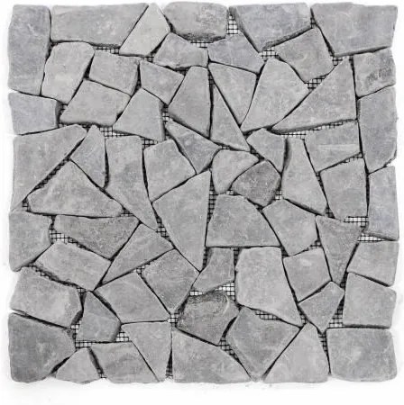 Mramorová mozaika Garth- sivá, obklad 1 ks