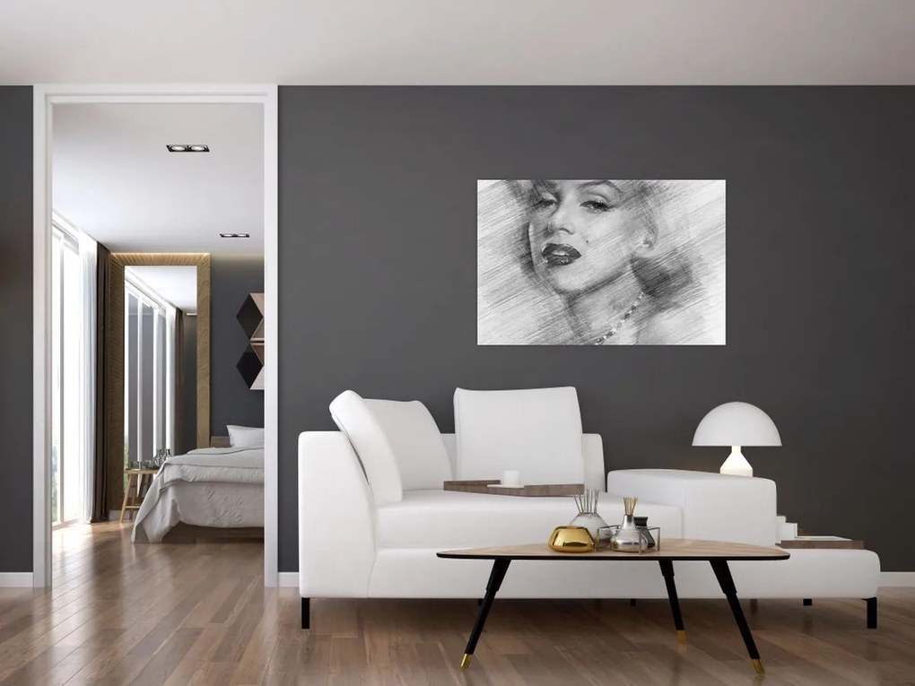 Obraz - Portrén Merilyn Monroe (90x60 cm)