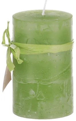 Sviečka 15cm zelená
