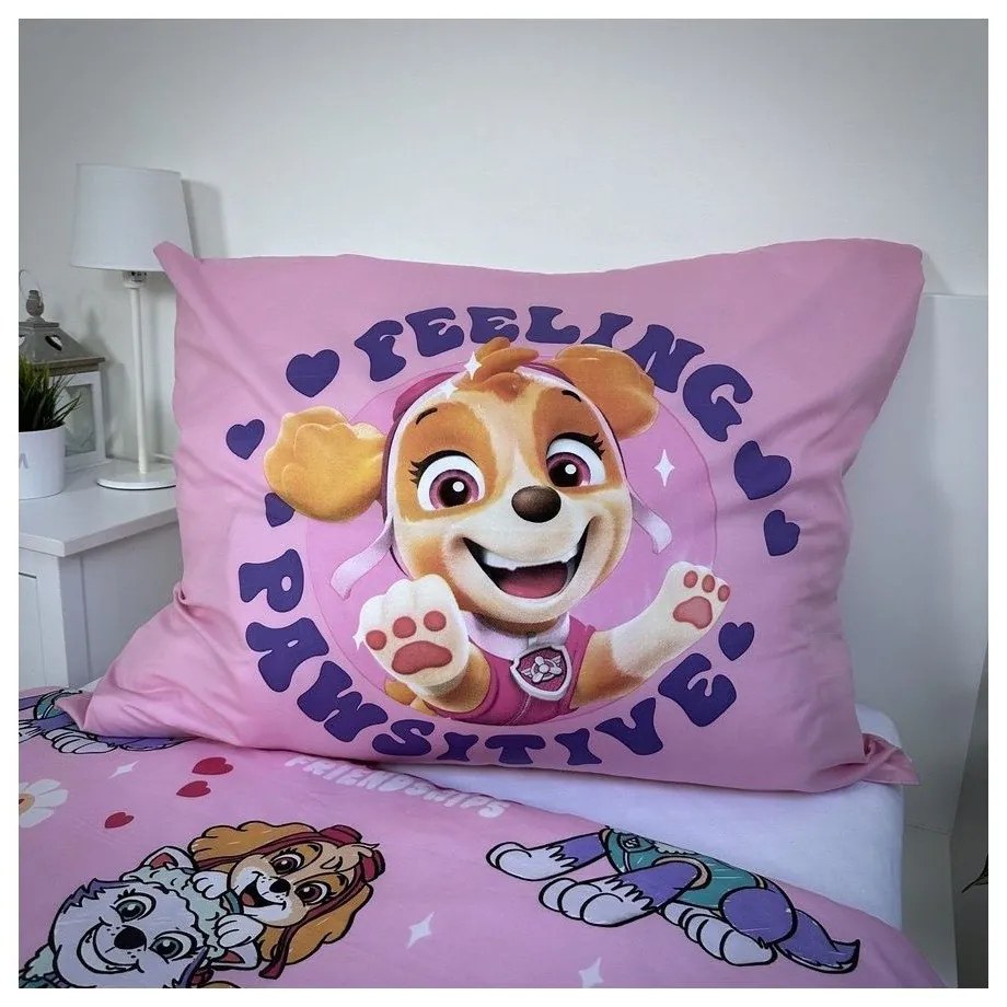 Detské obliečky na jednolôžko z mikrovlákna 140x200 cm Paw Patrol - Jerry Fabrics
