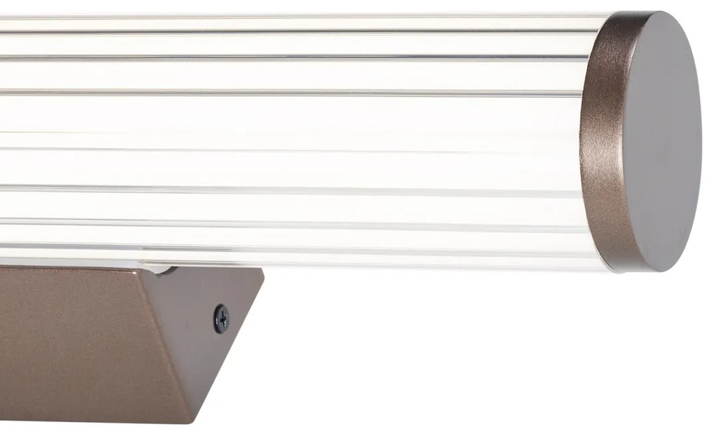 Retro nástenná lampa bronzová 60 cm vrátane LED IP44 - Coco