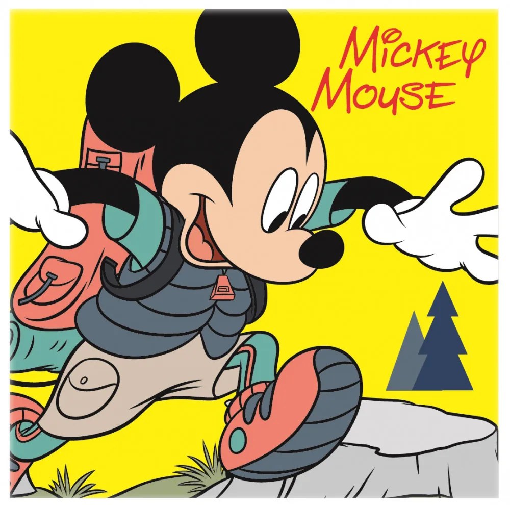 Javoli Magický uterák Disney Mickey 30 x 30 cm žltý