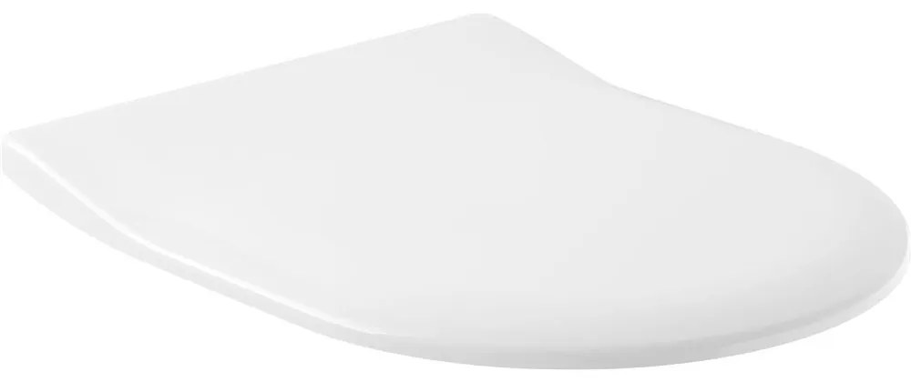 VILLEROY &amp; BOCH Subway WC sedátko s poklopom SlimSeat, s funkciou QuickRelease a Softclosing, biela alpská, 9M65S101