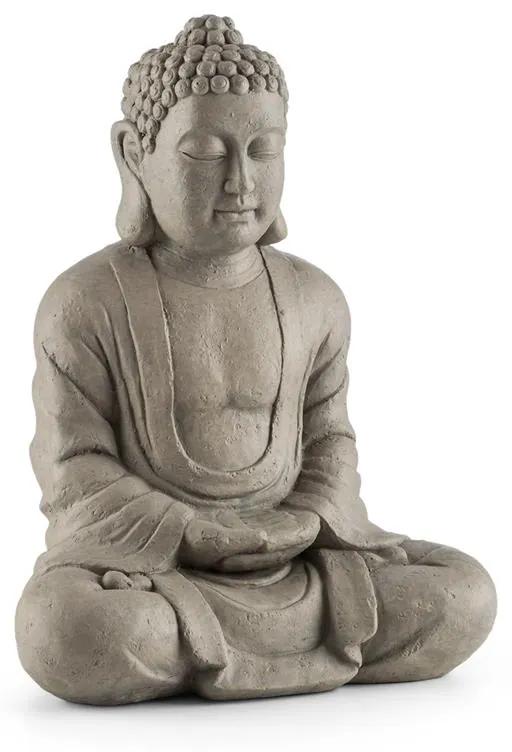 Siddhartha, socha, 60 cm, sklolaminát cement, vzhľad prírodného kameňa