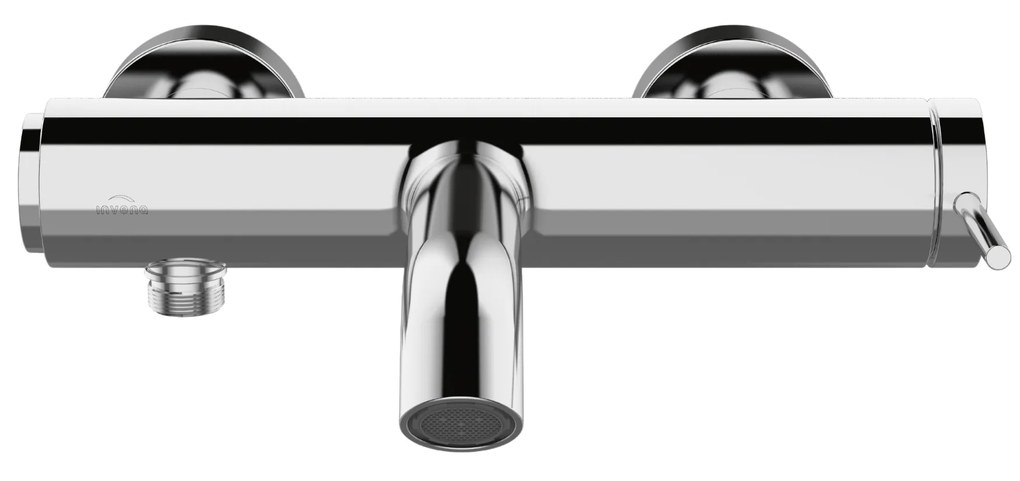 Invena Kalitea, nástenná vaňová batéria 150mm, chrómová, INV-BW-72-001-V