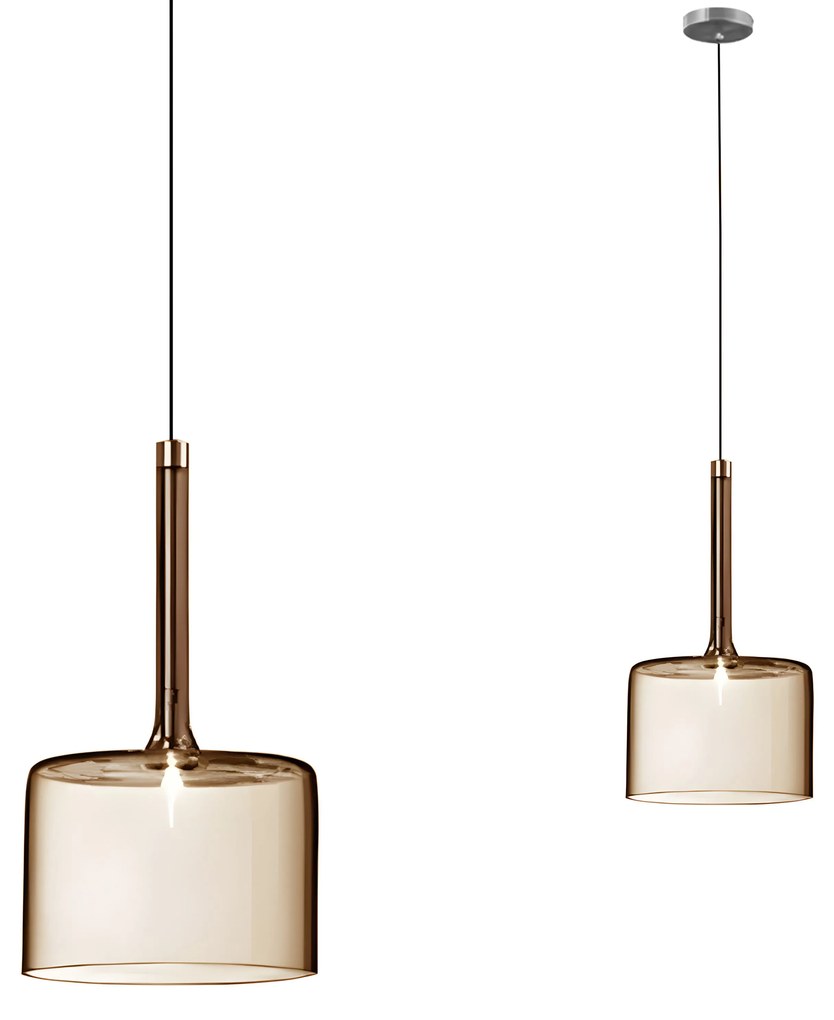 Toolight Toolight, stropné svietidlo 1xG4, APP1698-1CP AMBER A, OSW-04306