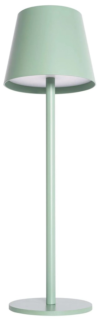 Toolight Toolight, dotyková LED nočná stolná lampa 5W, 3 farby svetla, USB napájanie, APP1368-T GREEN, svetlá zelená, OSW-08630