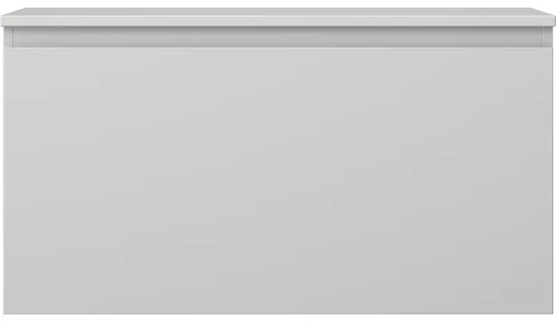 Mexen Orio, kúpeľňová skrinka 90 cm s hornou časťou, 1 zásuvka, sivá matná, 91A10-09047-1-BFC62